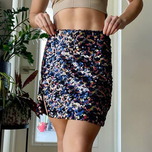Urban Outfitters Sequin Mini Skirt